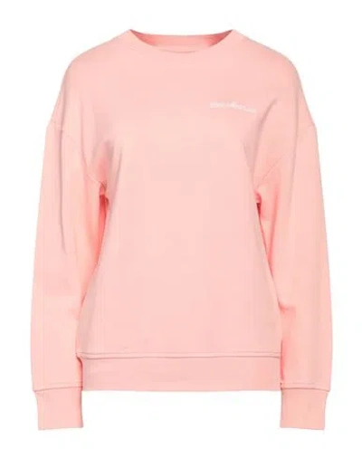 Love Moschino Woman Sweatshirt Pink Size 6 Cotton, Elastane