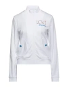 Love Moschino Woman Sweatshirt White Size 10 Cotton