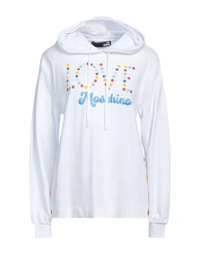 Love Moschino Sweatshirts In White