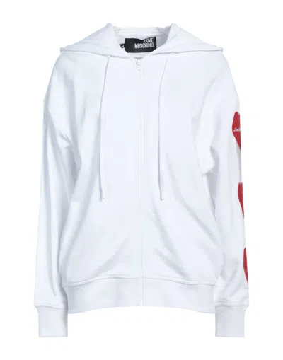 Love Moschino Sweatshirts In White
