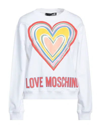 Love Moschino Sweatshirts In White