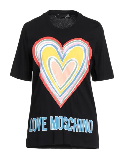 Love Moschino T-shirts In Black