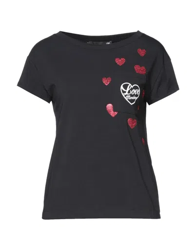 Love Moschino T-shirts In Black