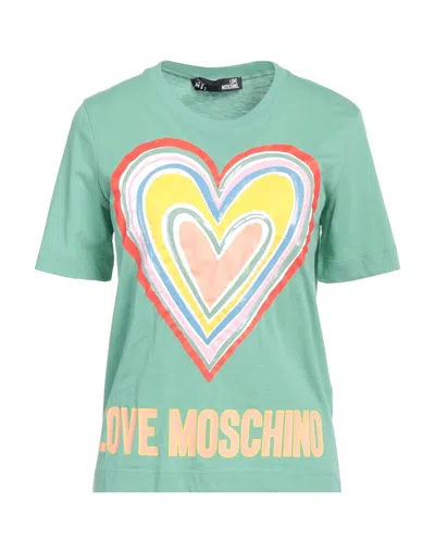 Love Moschino T-shirts In Green