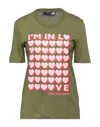Love Moschino T-shirts In Green