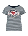 Love Moschino Woman T-shirt White Size 10 Cotton, Elastane In White