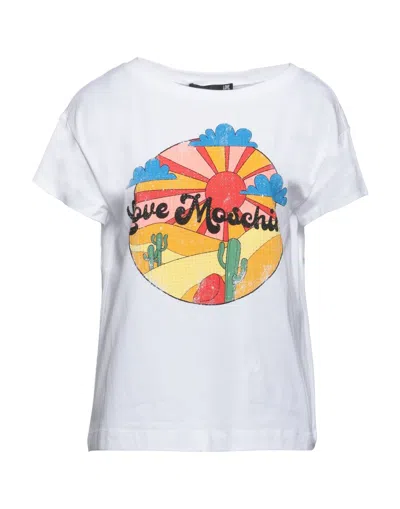 Love Moschino T-shirts In White