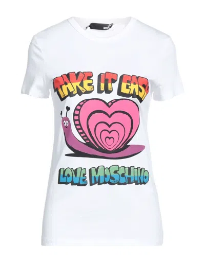 Love Moschino T-shirts In White