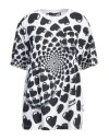 Love Moschino Woman T-shirt White Size 2 Cotton, Elastane In White