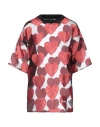 Love Moschino Woman Top Black Size M Viscose, Polyester, Elastane In Black
