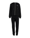Love Moschino Woman Tracksuit Black Size 10 Cotton, Polyester, Elastane