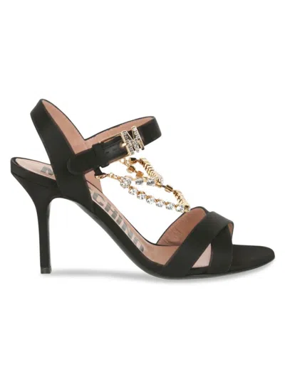 Love Moschino Women's 90mm Rhinestone-embellished Stiletto Sandals