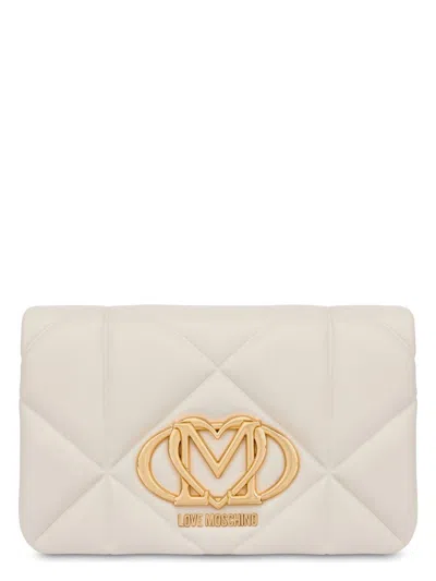 Love Moschino Women's Chain Cloutch In White