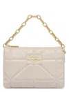 Love Moschino Faux-leather Cross Body Bag In White