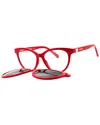 Love Moschino Women's Mol051/cs 52mm Sunglasses In Red
