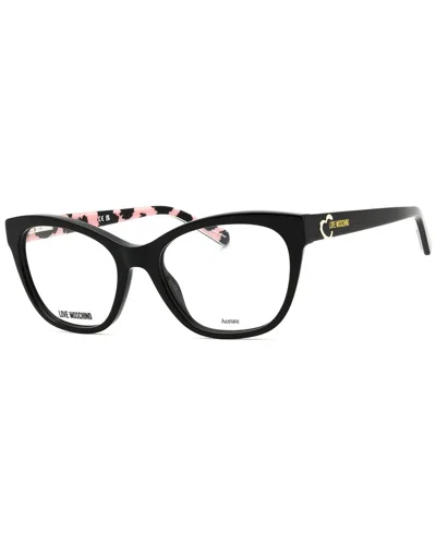 Love Moschino Women's Mol598 53mm Optical Frames In Black