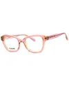 Love Moschino Women's Mol606/tn  48mm Optical Frames In Pink
