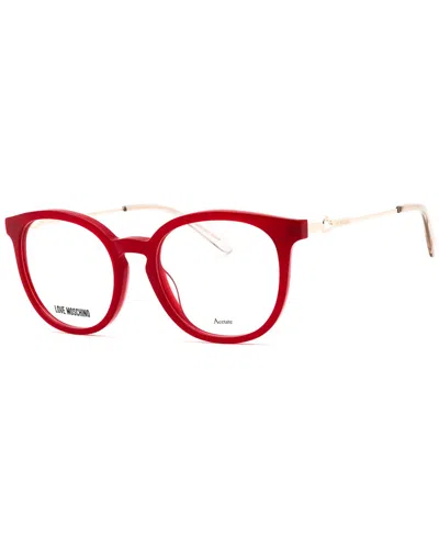 LOVE MOSCHINO LOVE MOSCHINO WOMEN'S MOL607/TN  49MM OPTICAL FRAMES