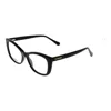 Love Moschino Black Women Optical Frames In Black