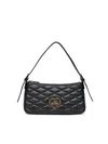 Love Moschino Women's Romantic Logo Plaque Shoulder Bag In Black