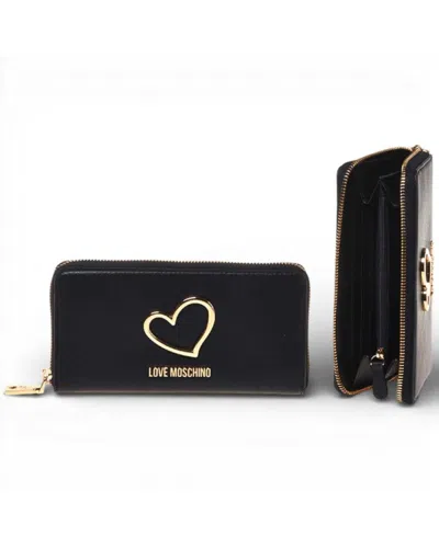 Love Moschino Women's Wallet Black In Synthetic