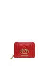 Love Moschino Women's Wallet  Jc5641pp1nlc0 Red In Red