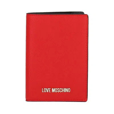 Love Moschino Womens Red Passport Holder ModeSens
