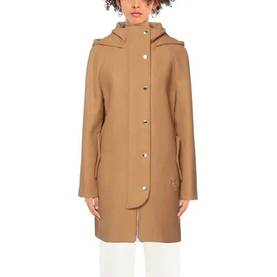 LOVE MOSCHINO WOOL WOMEN WOMEN'S COAT