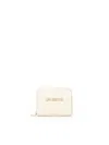 Love Moschino Zip Around Wallet With Logo In White