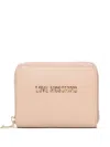 Love Moschino Zip-closure Logo-detail Wallet In Pink
