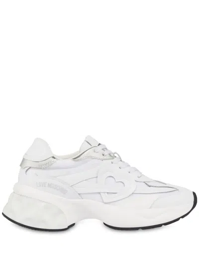 Love Moschino Zuma Trainers In White