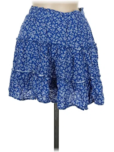 Pre-owned Love On A Hanger Casual Skirt In Blue