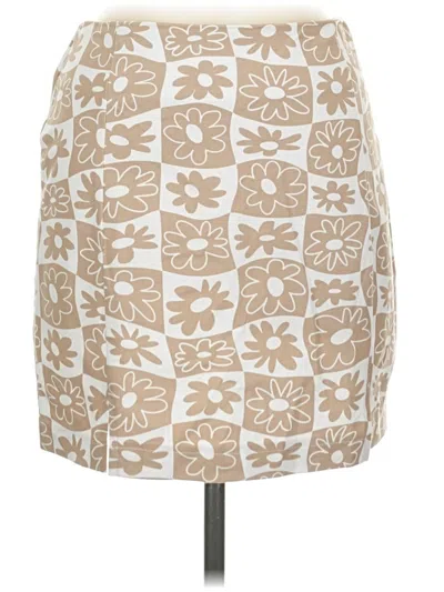 Pre-owned Love On A Hanger Casual Skirt In Ivory