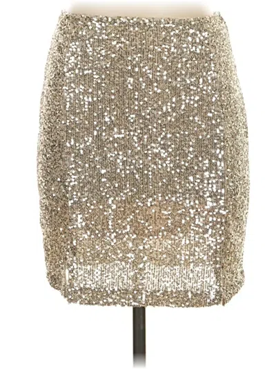Pre-owned Love On A Hanger Formal Skirt In Gold