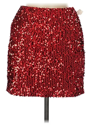 Pre-owned Love On A Hanger Formal Skirt In Red