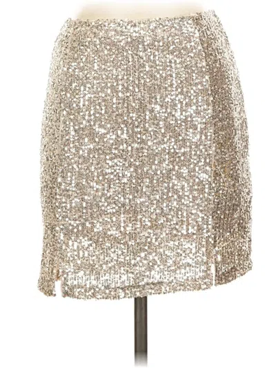 Pre-owned Love On A Hanger Formal Skirt In Silver