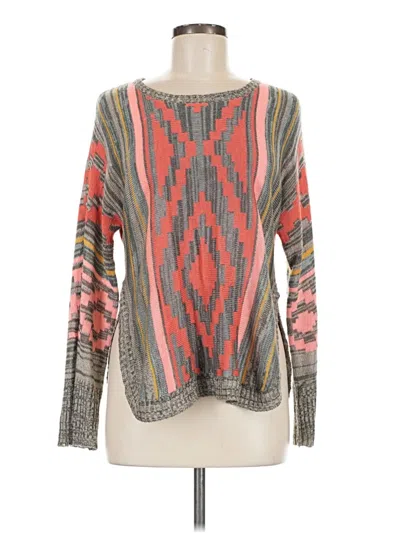 Pre-owned Love On A Hanger Pullover Sweater In Gray