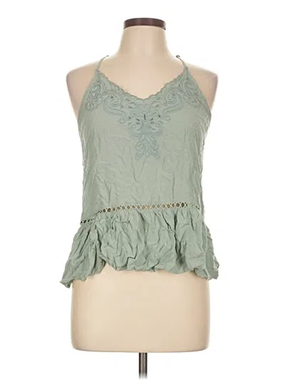 Pre-owned Love On A Hanger Sleeveless Blouse In Green