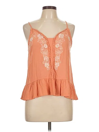 Pre-owned Love On A Hanger Sleeveless Blouse In Orange