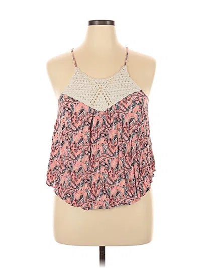 Pre-owned Love On A Hanger Sleeveless Blouse In Pink