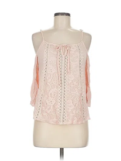 Pre-owned Love On A Hanger Sleeveless Blouse In Pink