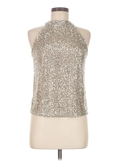 Pre-owned Love On A Hanger Sleeveless Blouse In Silver