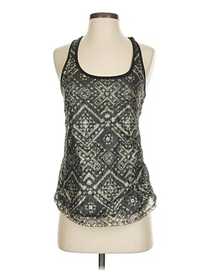 Pre-owned Love On A Hanger Tank Top Gray Halter Neckline Tops