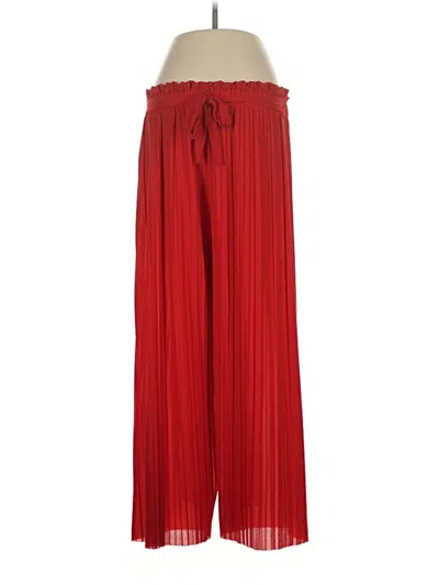 Pre-owned Love Poem Casual Pants In Red