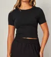 LOVE POEM ELLIE TEE IN BLACK
