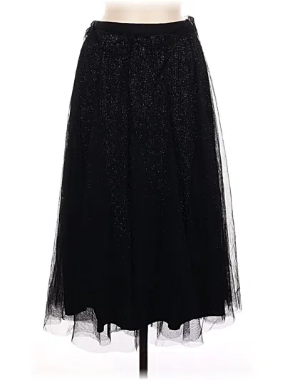 Pre-owned Love Poem Formal Skirt In Black