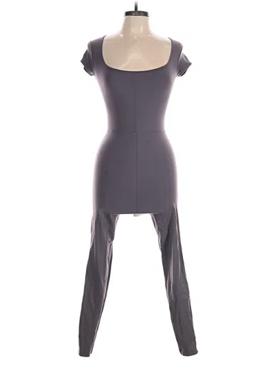 Pre-owned Love Poem Jumpsuit In Gray