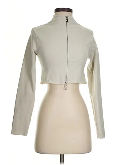 Pre-owned Love Poem Long Sleeve Top Ivory Turtleneck Tops