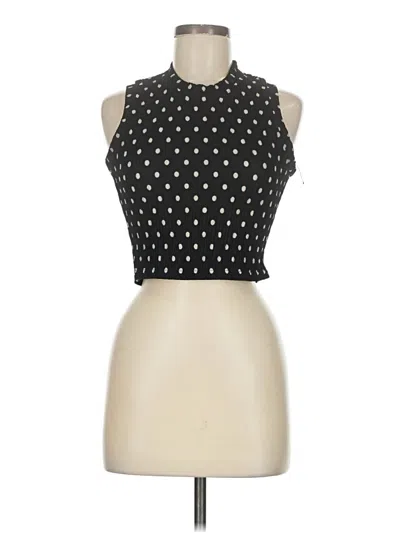 Pre-owned Love Poem Sleeveless Blouse In Black