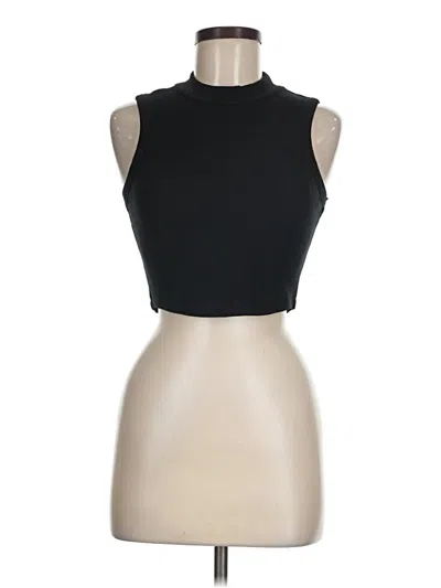 Pre-owned Love Poem Tank Top Black Halter Neckline Tops